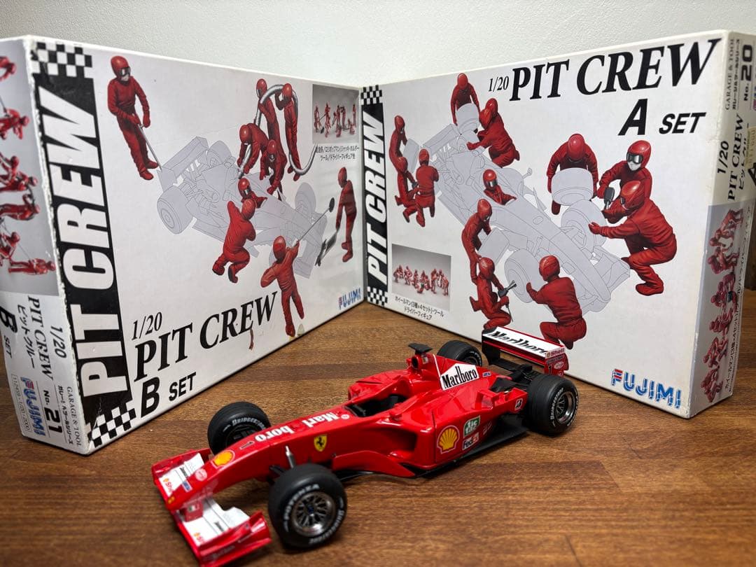 フジミ模型 1/20 ピットクルー Aセット&Bセット 2点セット 未使用