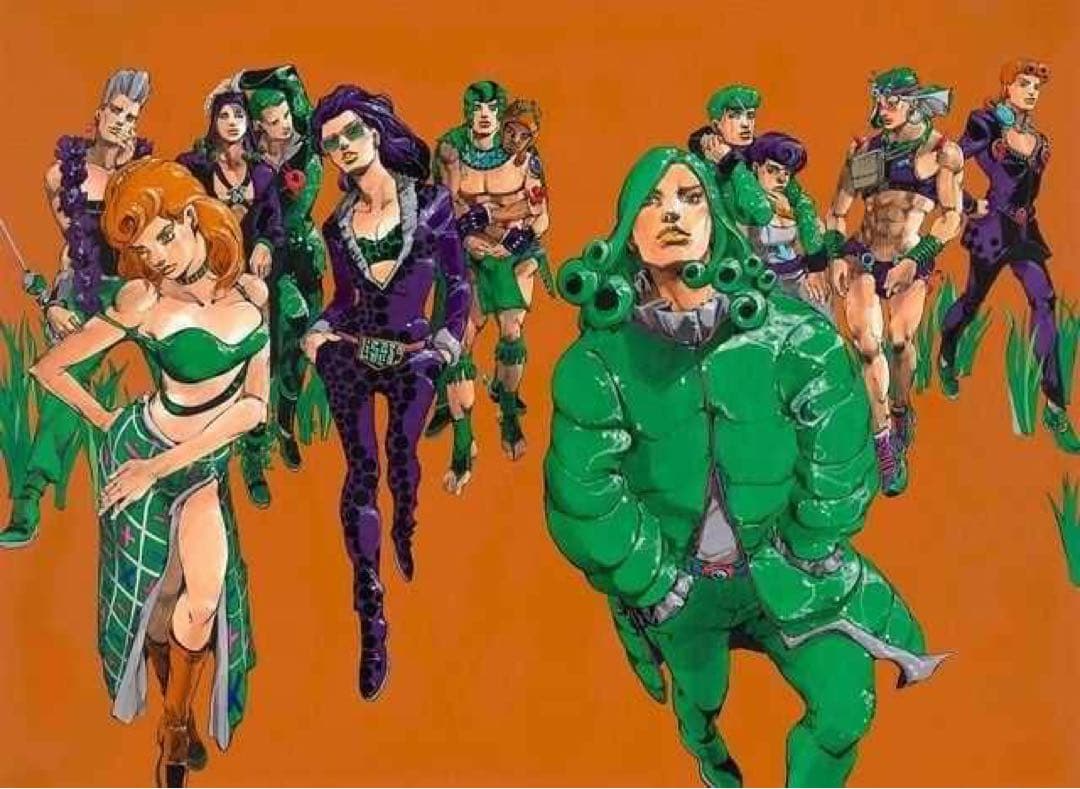 ジョジョの奇妙な冒険　高級複製原画　キービジュアル長崎