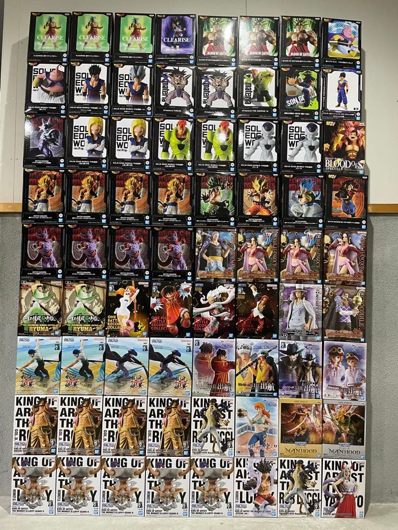 ドラゴンボール ONEPIECE プライズフィギュア 72点まとめ売り