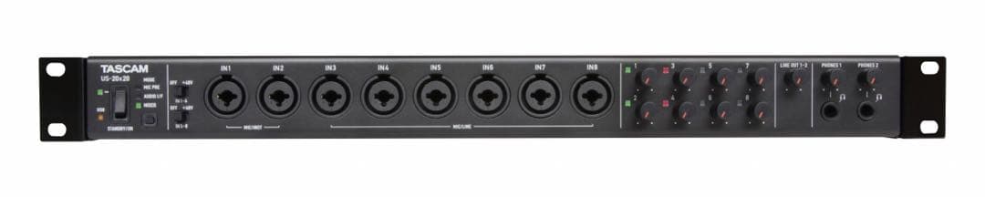 TASCAM US-20x20 オーディオインターフェイス