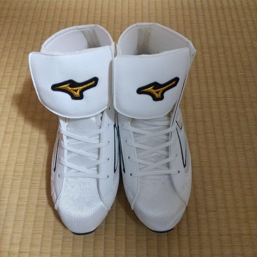 ミズノボクシングシューズ ホワイト
