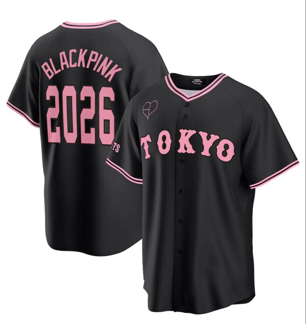 読売ジャイアンツ×BLACKPINK ブラック ユニホーム XL