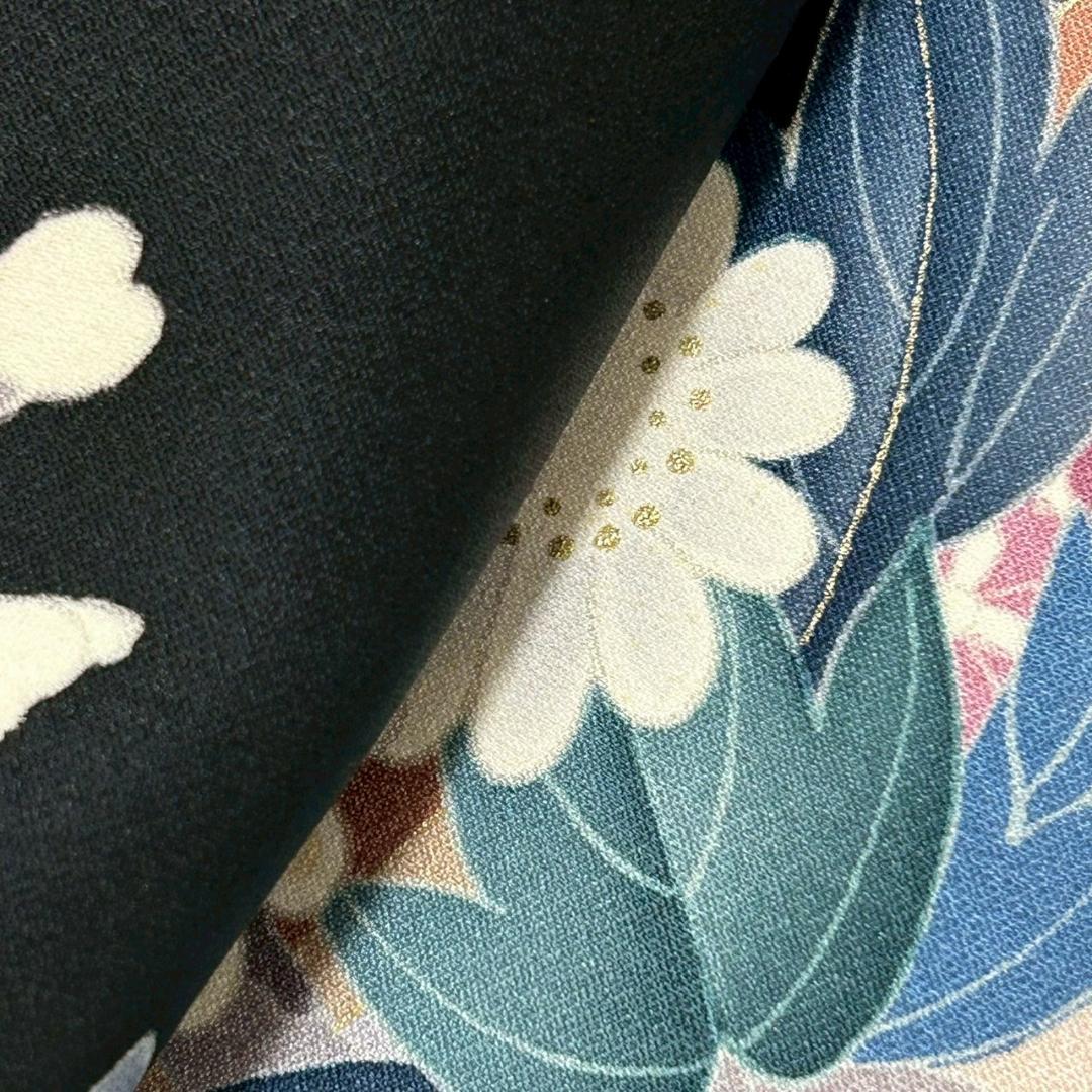 KP1777 振袖 身丈160cm 正絹 着物 成人式