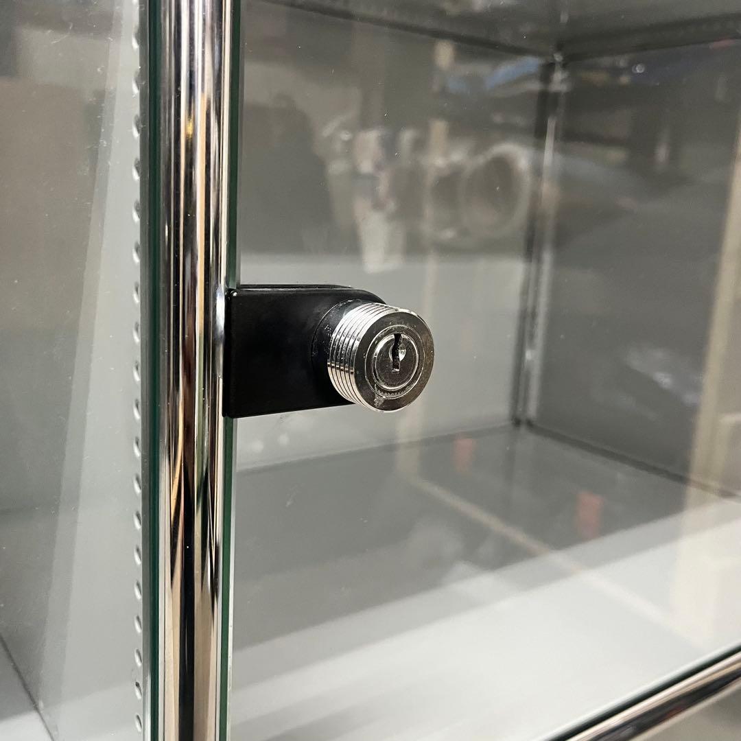 ★〜12/4迄★USMハラー 鍵付 ガラス扉 ２列３段 , lightgray