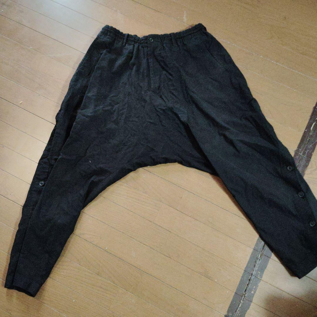 ブラック サルエルパンツ
