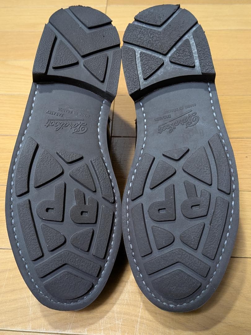 パラブーツ　シャンボード　カフェ　オールソール交換済　　6.5