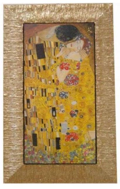 イタリア 額絵 アートフレーム クリムト 接吻 ゴールド額 3060-103
