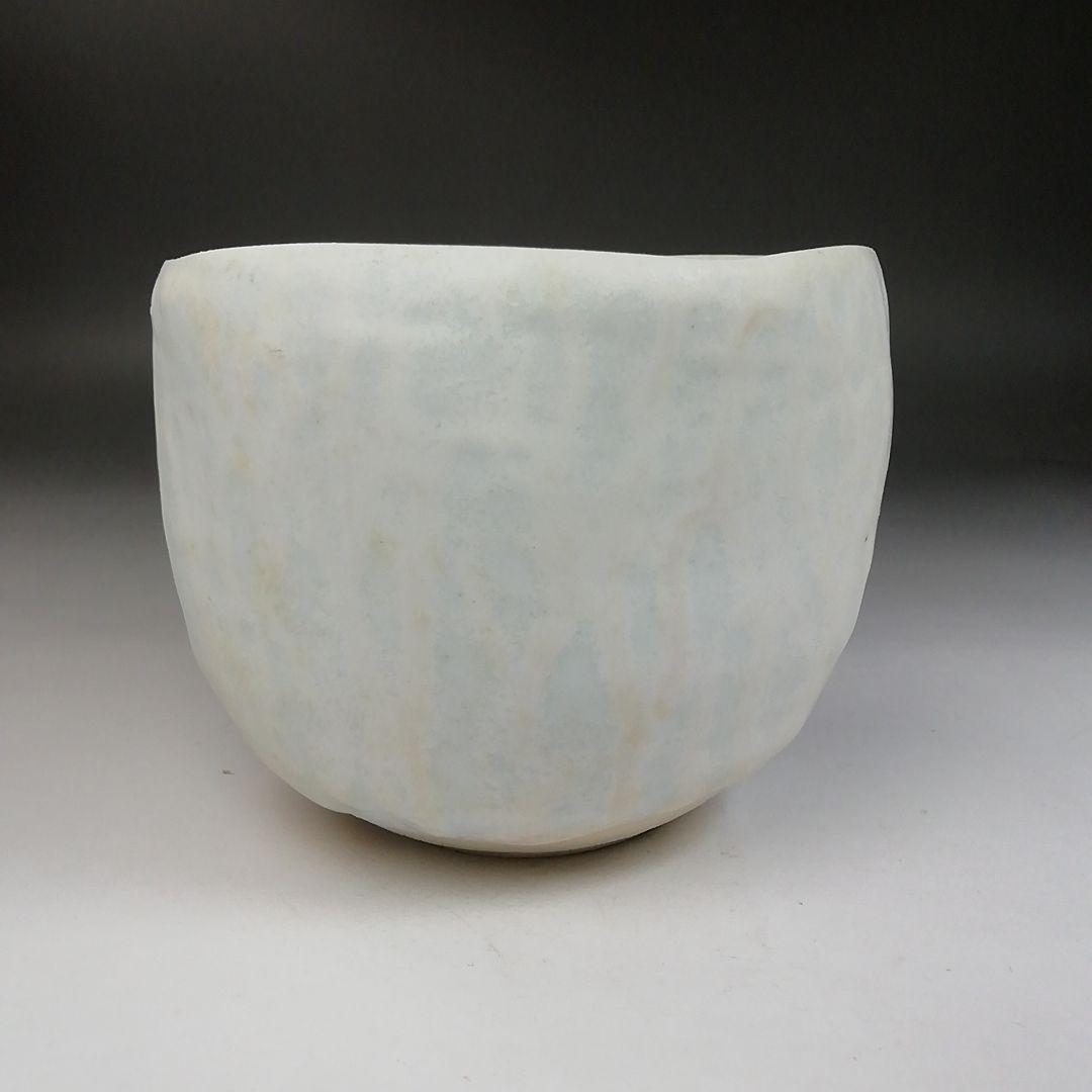Ｗ１０６　茶碗　『白磁　茶碗』『加藤洋二 作』　共箱　抹茶碗　茶道具