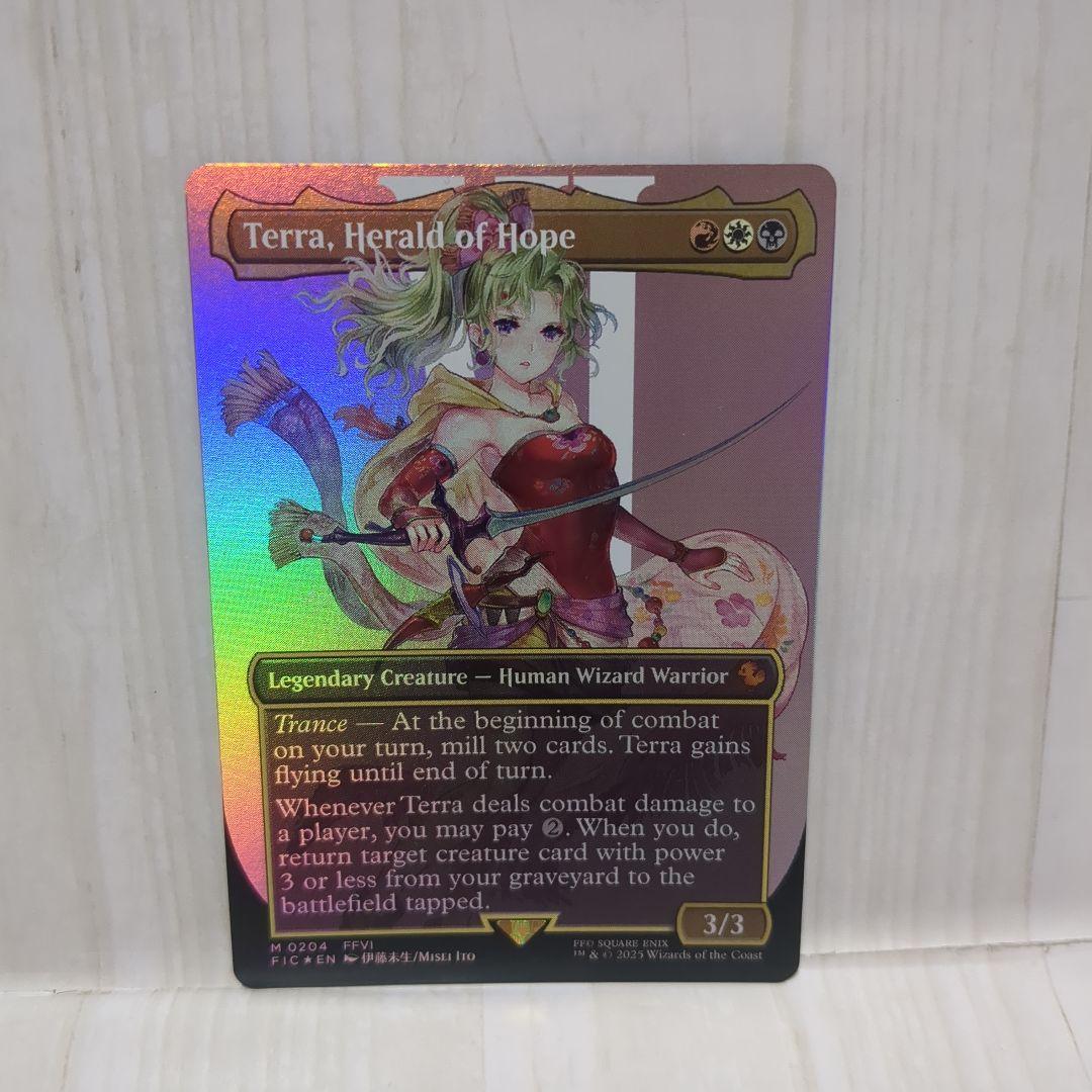 Mtg FOIL 魔導の力を持つ少女、ティナ (全面アート版) 英語版