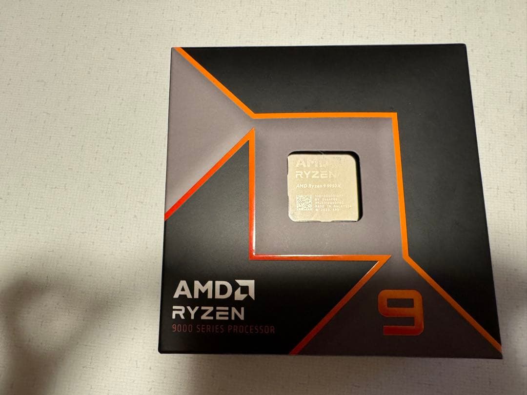 AMD Ryzen 9 9950x CPU 本体