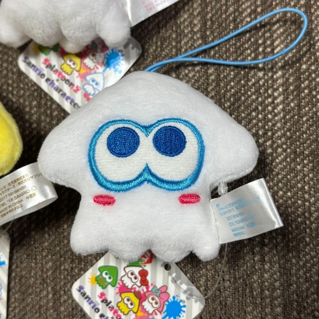 スプラトゥーン2×サンリオキャラクターズ　イカマスコット　5種コンプセット