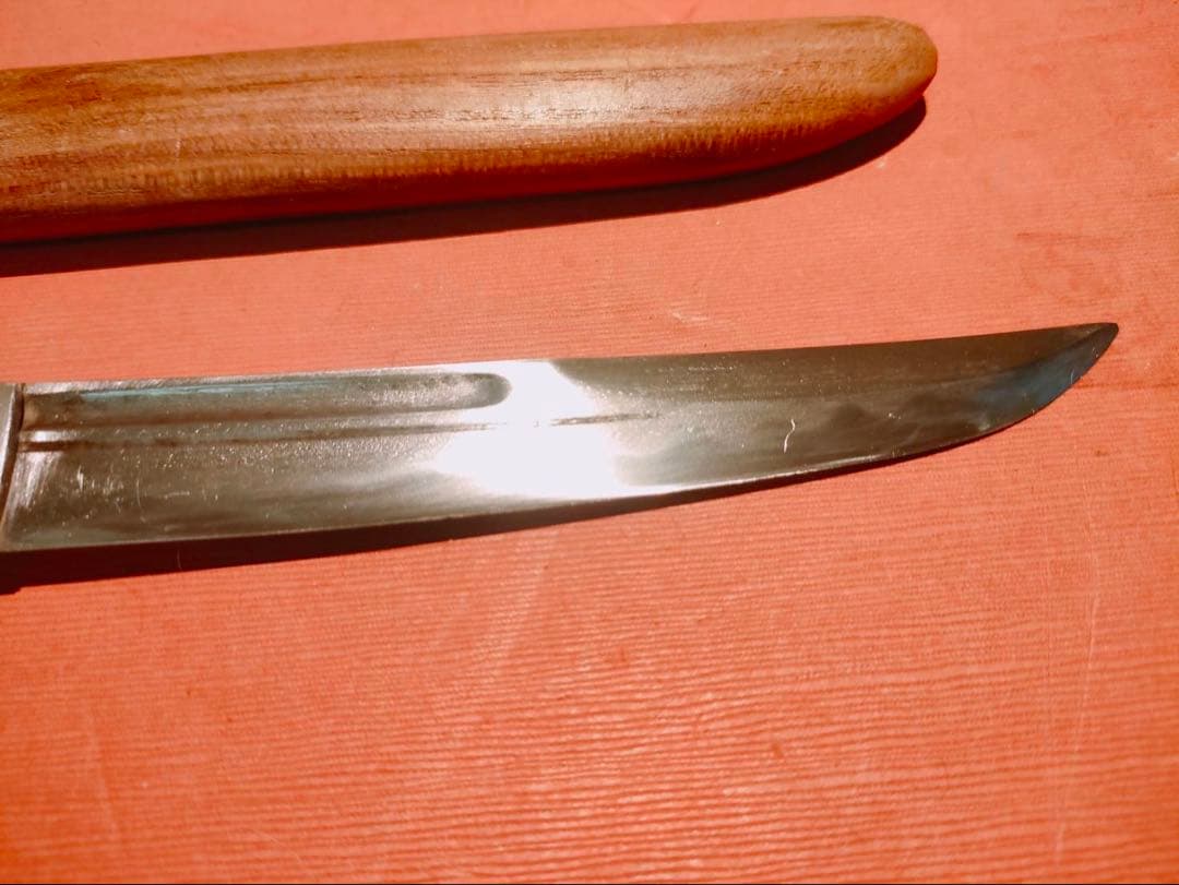 ま*4様 残欠刀 合法サイズに切断済 アウトドア キャンプ 工作ナイフに