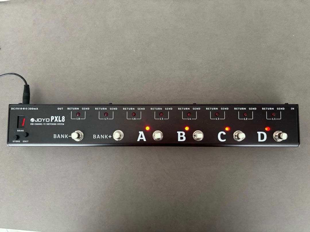 JOYO PXL8 プログラマブルスイッチャー アダプター付