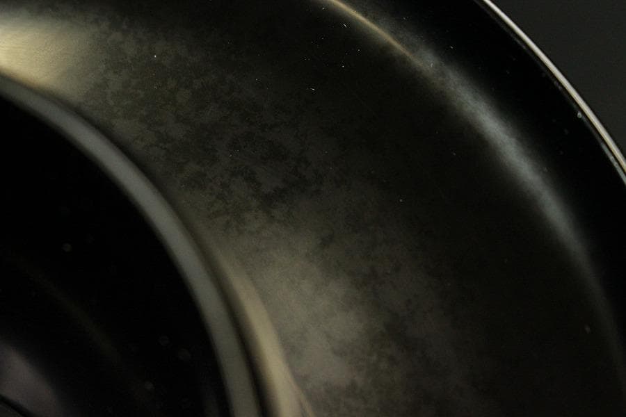 茶道具 油滴天目茶碗 塗り台 二件(ZE616)