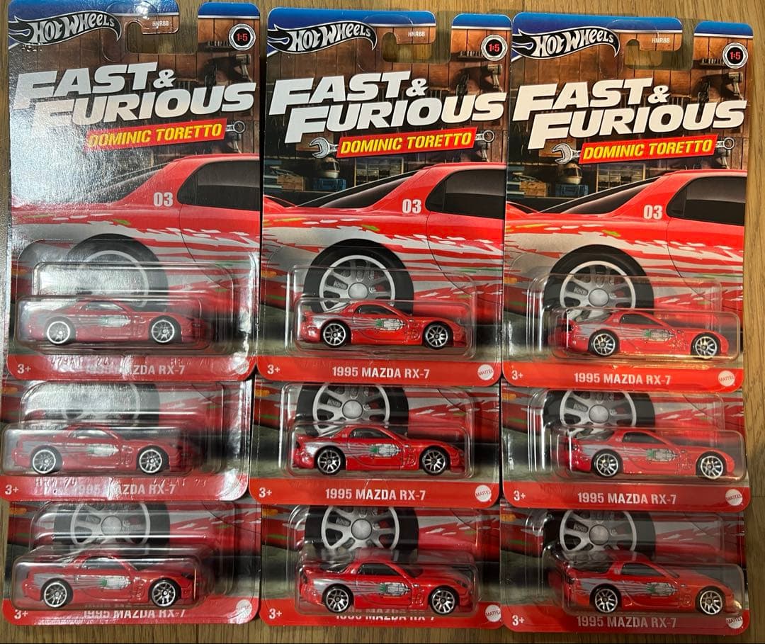 ミニカー Hotwheels FAST& FURIOUS MAZDA RX-7