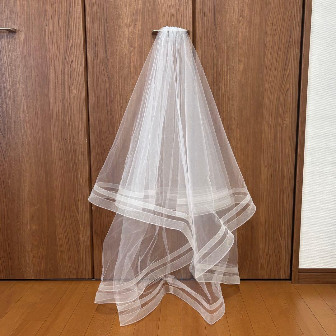 ウェディングベール　二層チュールベール　タカミブライダル