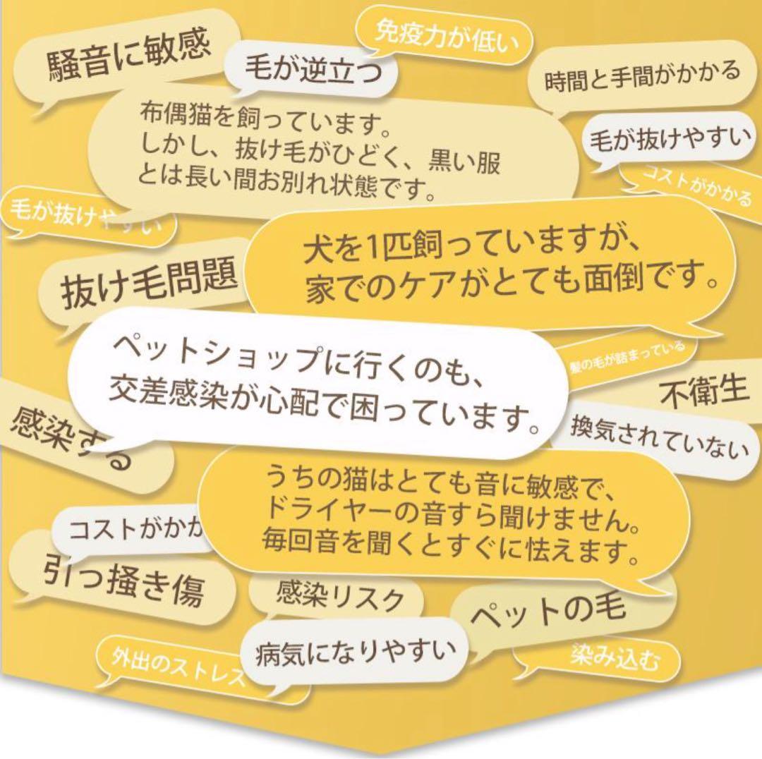 ペット用バリカン犬猫用 掃除機 5in1 ペットグルーミング
