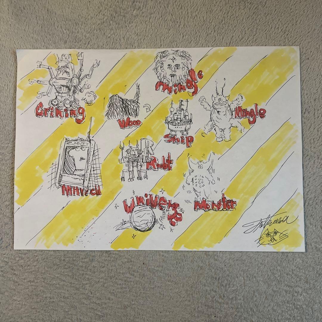 フジサキタクマ　MOGOLS ドローイング　イラスト