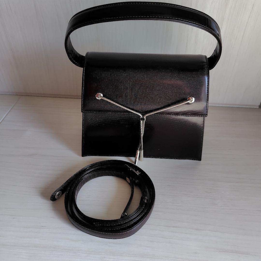 GIVENCHYレザーハンドバッグ(ダークブラウン)