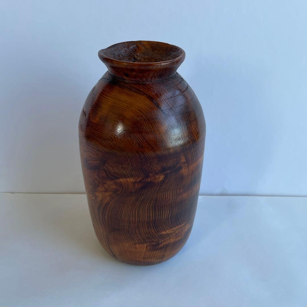 銘木　屋久杉 花器 花瓶 置物