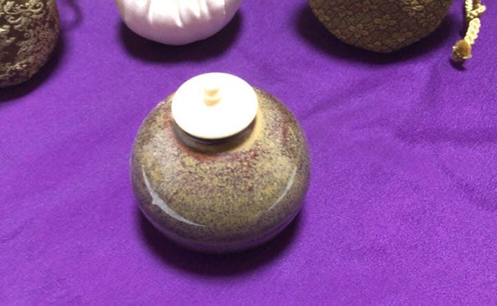 茶道具　高取茶入☆共箱☆