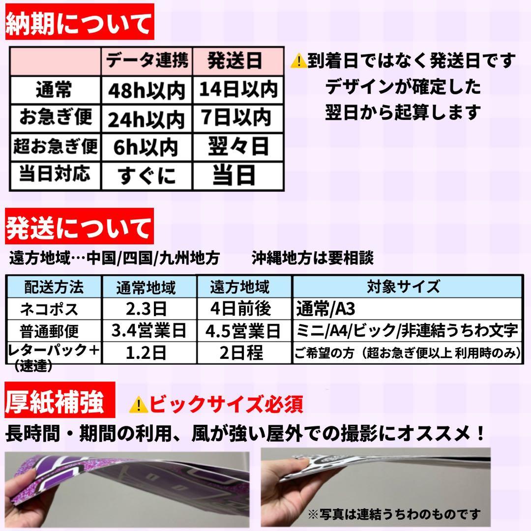 【ハイブリッド】 オーダー 連結うちわ文字 文字パネル うちわ文字