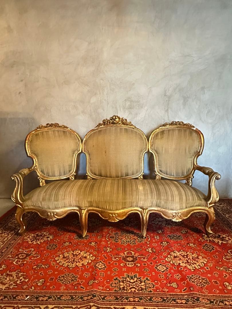 【東京都内23区配送無料】ルイ15世　ソファースタジオ　撮影　ディスプレイ用