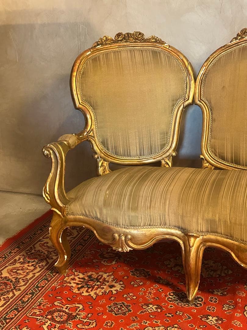 【東京都内23区配送無料】ルイ15世　ソファースタジオ　撮影　ディスプレイ用