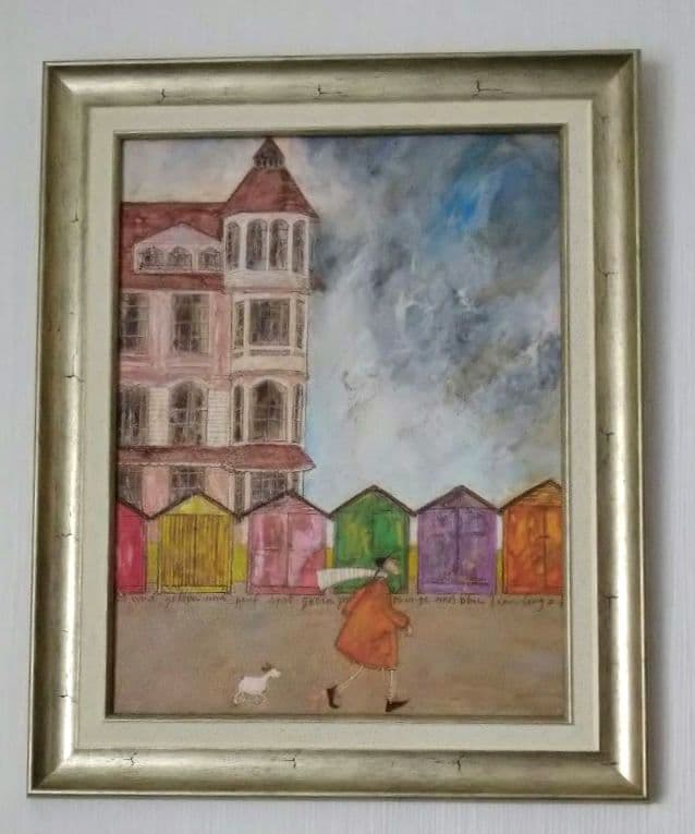 「美品」人気画家のアクリル絵画　サムトフト