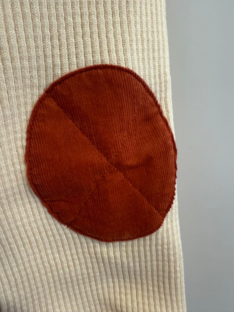 【美品】ミキハウス　トレーナー　100 ベージュ　アイボリー　子供