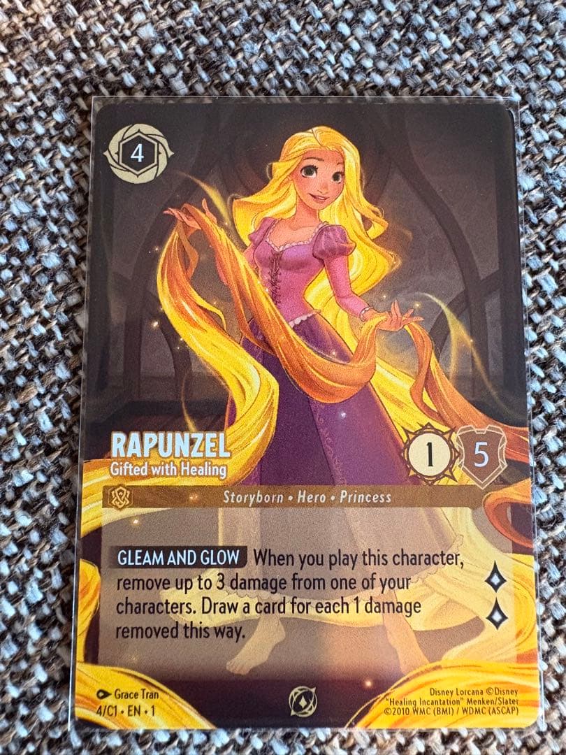 ラプンツェル　ロルカナ　Lorcana 大会限定　プロモ　英語版　入賞者