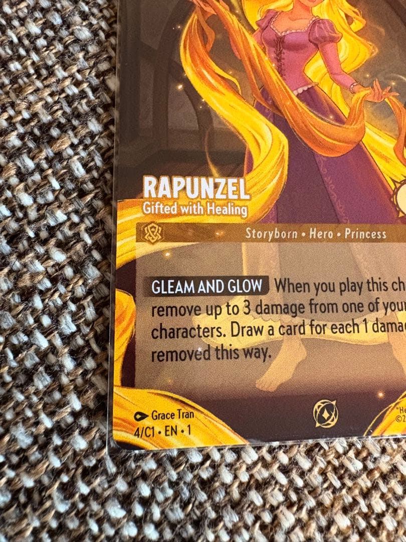 ラプンツェル　ロルカナ　Lorcana 大会限定　プロモ　英語版　入賞者