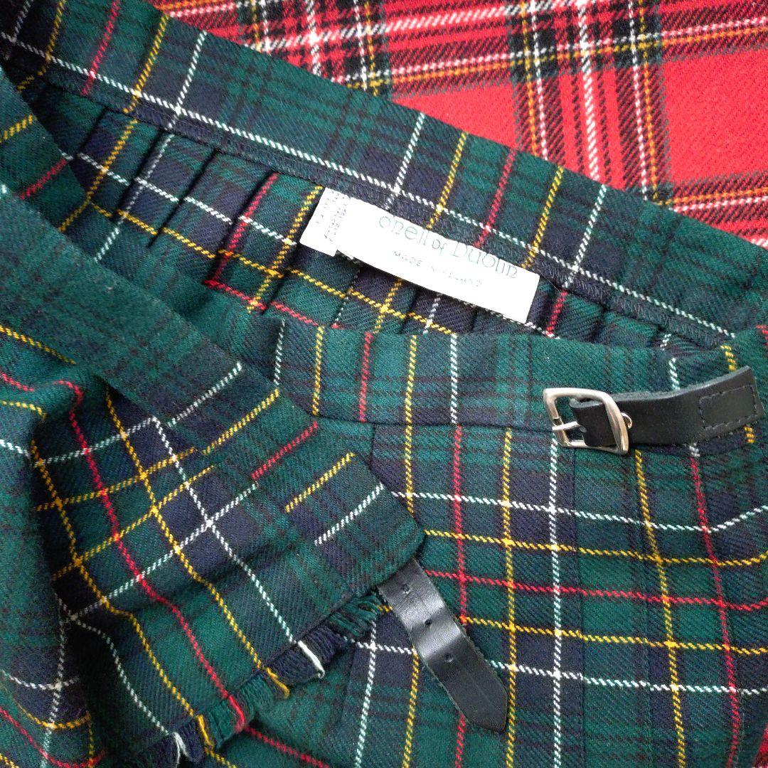 【O'neil of DUBLIN】キルトタータンチェックスカート