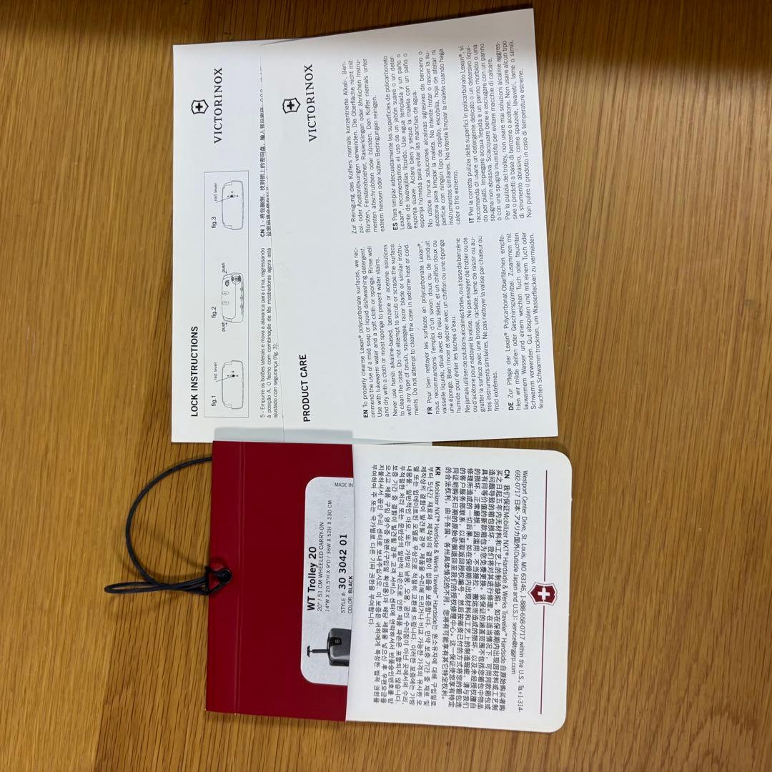 未使用品　Victorinox ビクトリノックス スーツケース キャリーケース