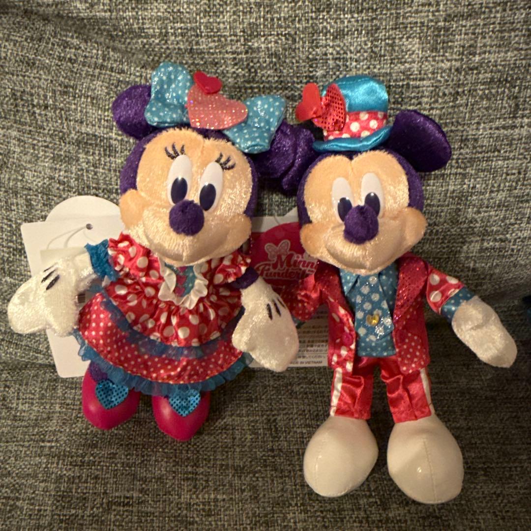 パルパルーザ　ミニパル　ミッキー　ミニー　ぬいば　　　　2つ