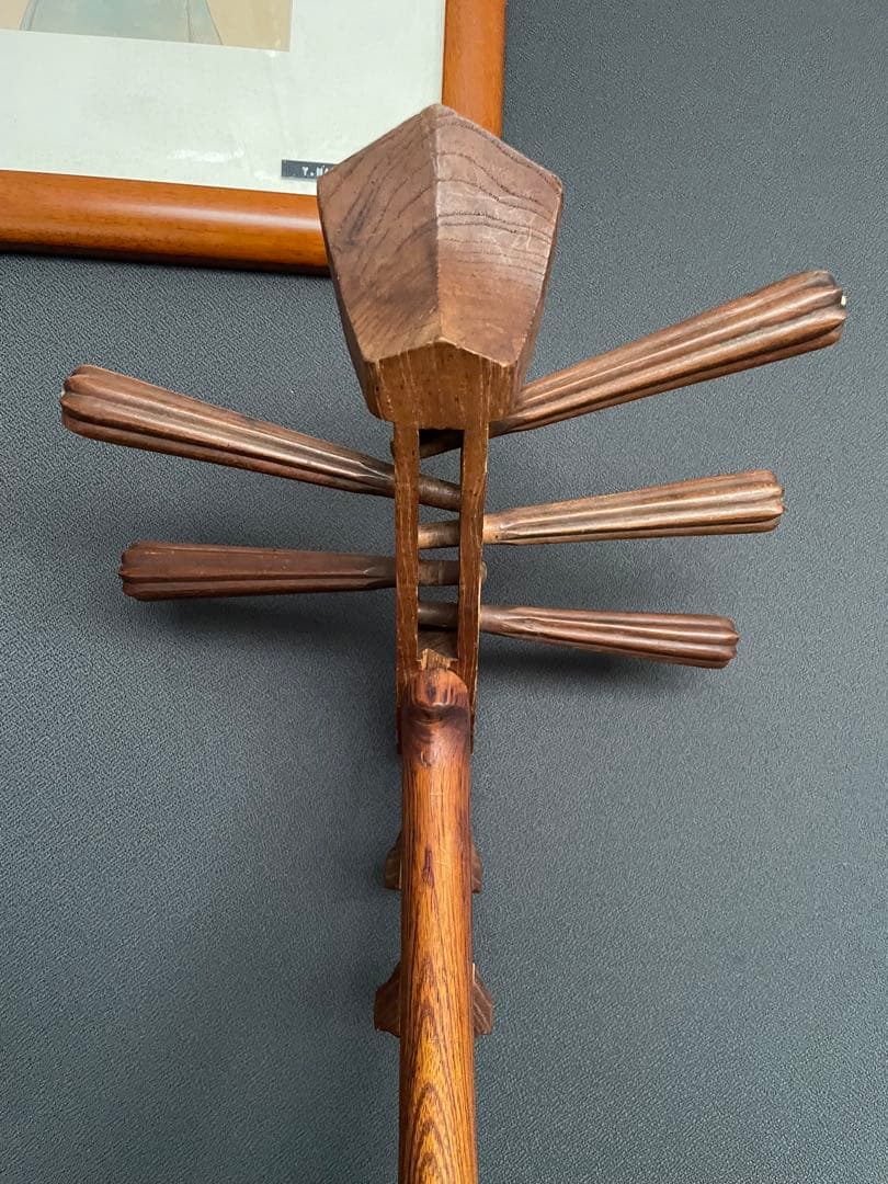 極上品　玉杢　五弦　筑前琵琶 時代物　和楽器