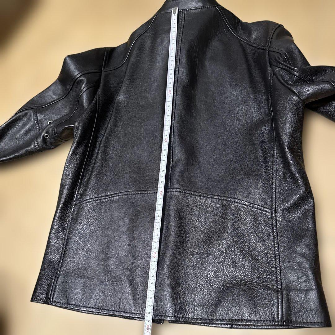 タ*ん様 COACH ブラック レザー シングルライダース XS