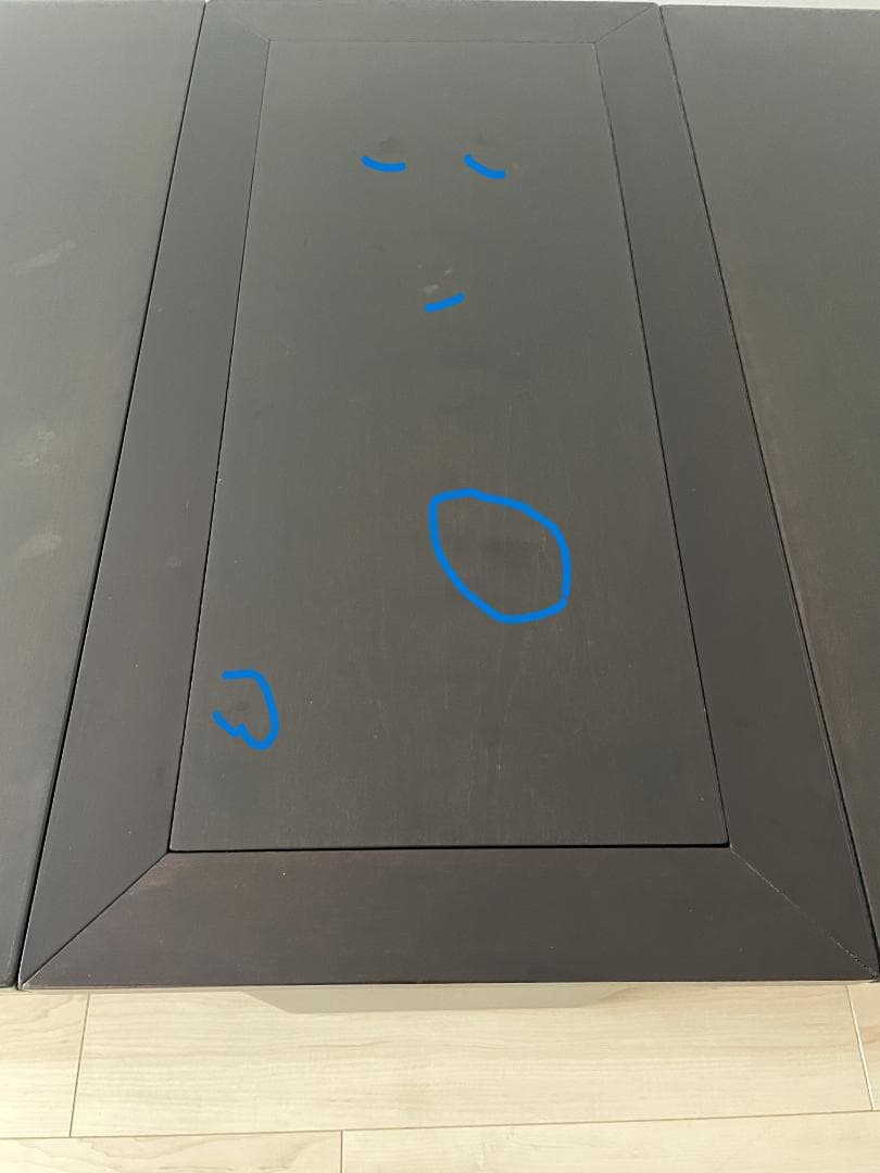 北欧家具　折り畳みダイニングテーブル