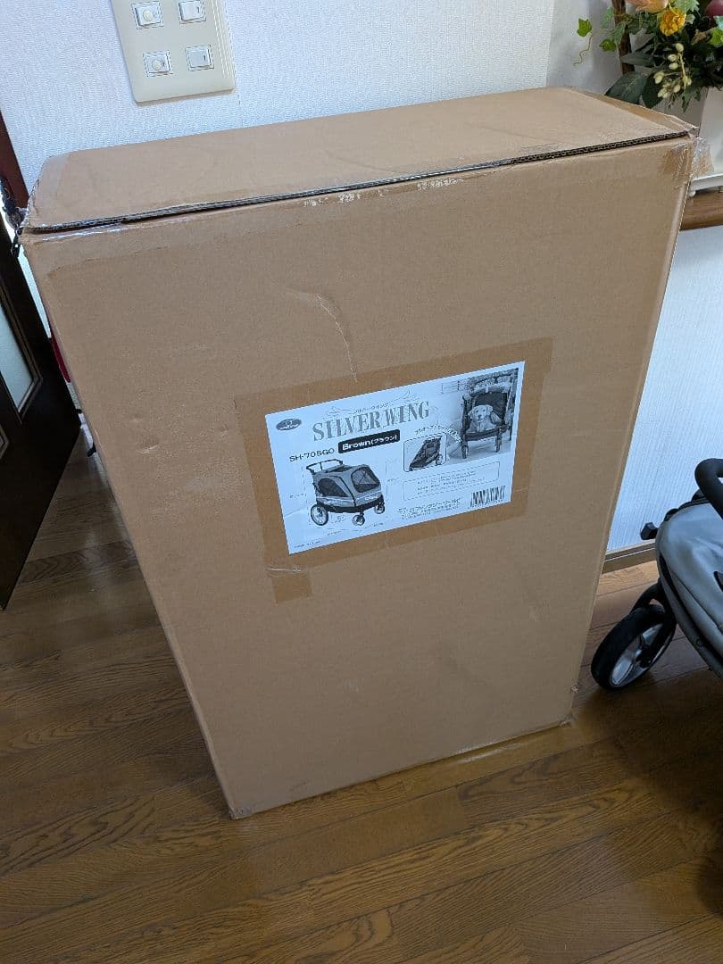 【美品】大型犬・多頭飼いカート「Silver Wing」4輪バギー