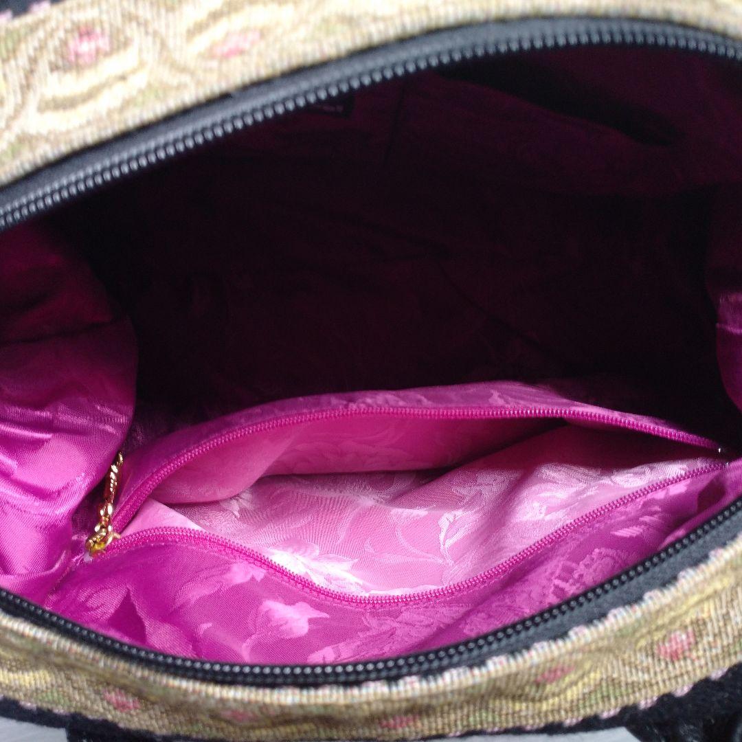 【新品】シンクビー ゴブラン織り ボストン/ハンドバッグ/ハンドバッグ