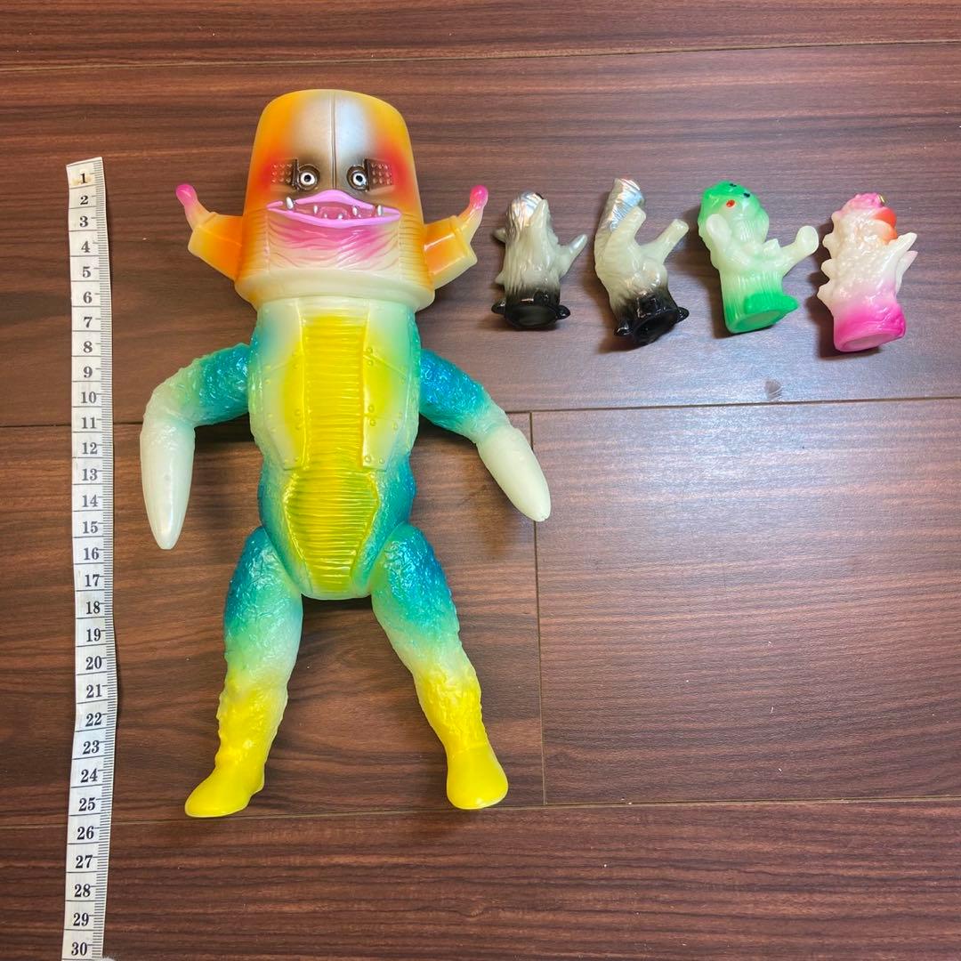 エレガブ ドクロ太郎 怪獣シリーズ パペット星人 ソフビ 5370
