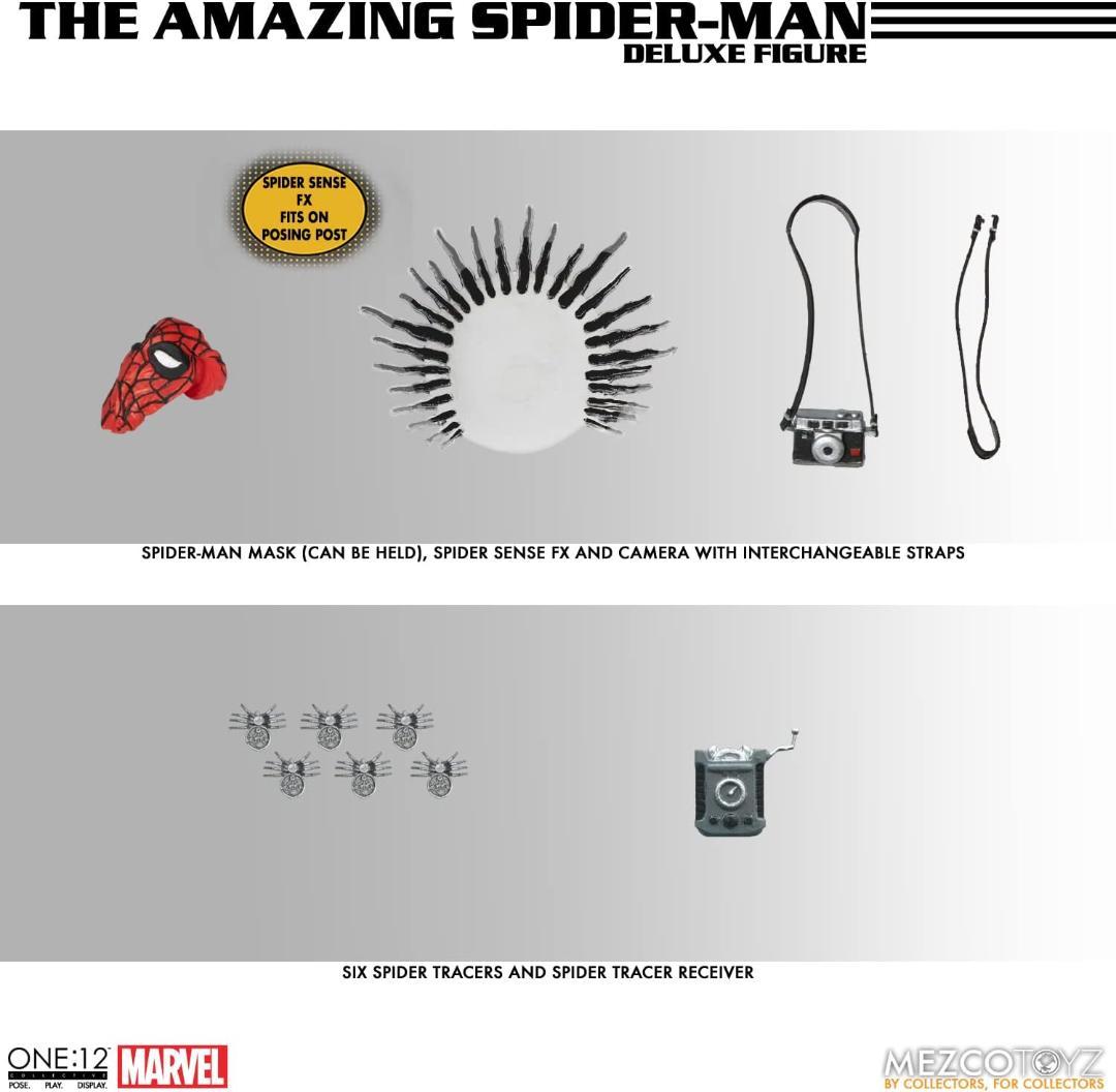 スパイダーマン 1/12 アクションフィギュア DX エディション