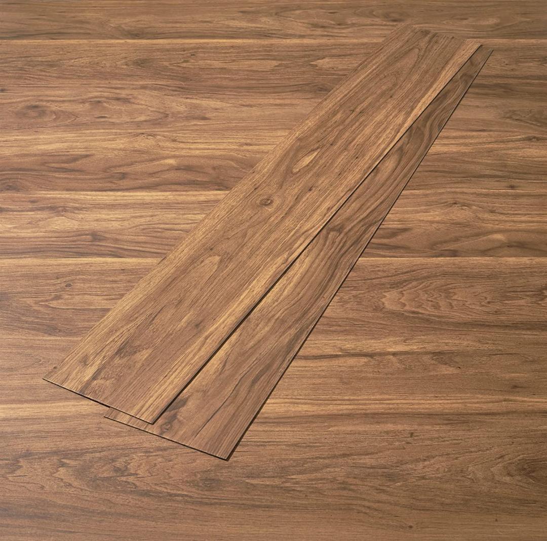 フローリング くぎ不要の簡単施工50枚入（約6畳）オーク柄