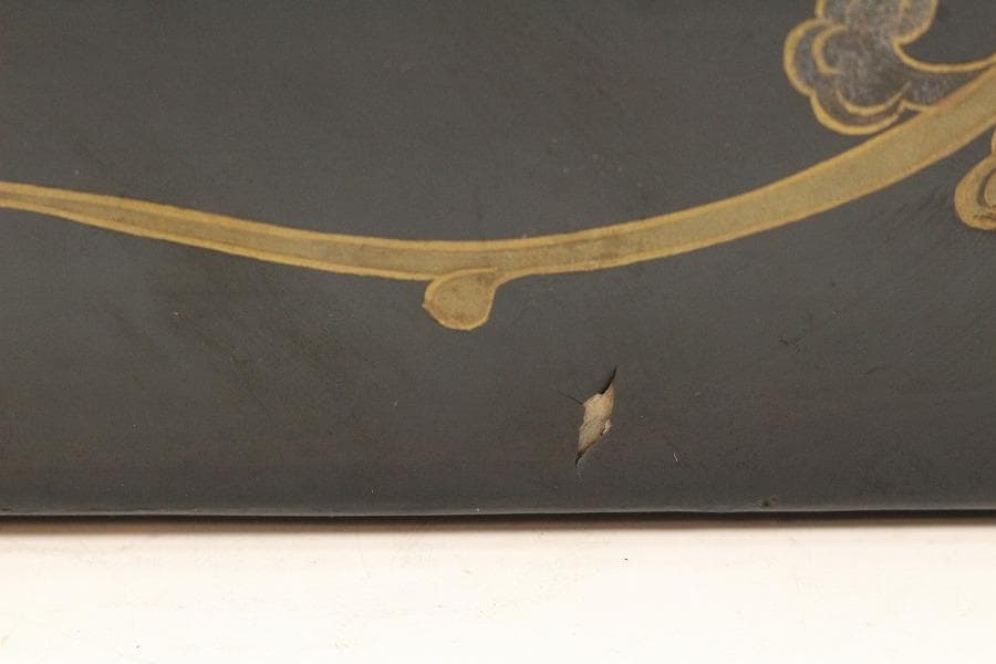 双鳳凰蒔絵 時代 文庫箱(K-XA907)