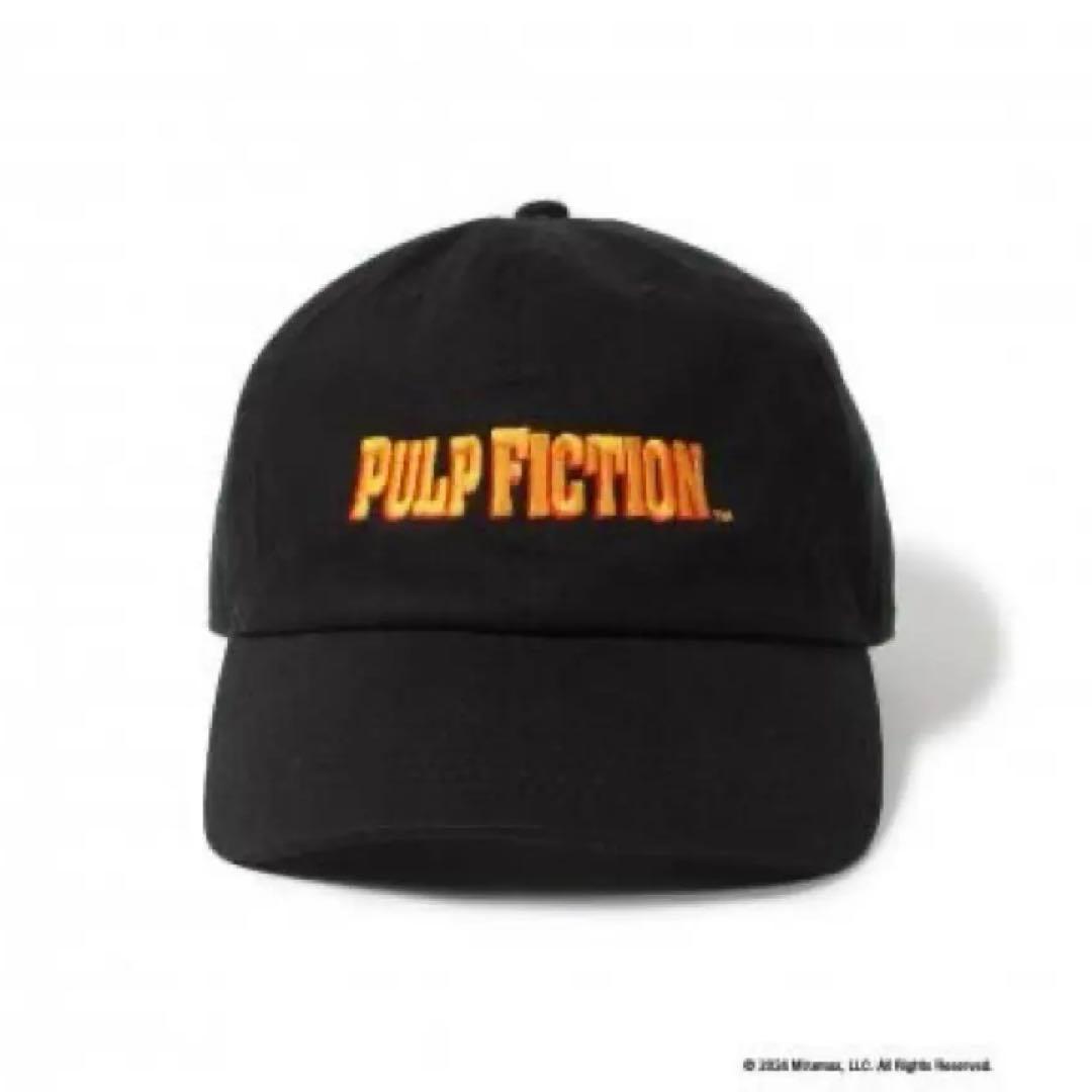 ワコマリア　PULP FICTION キャップ ブラック