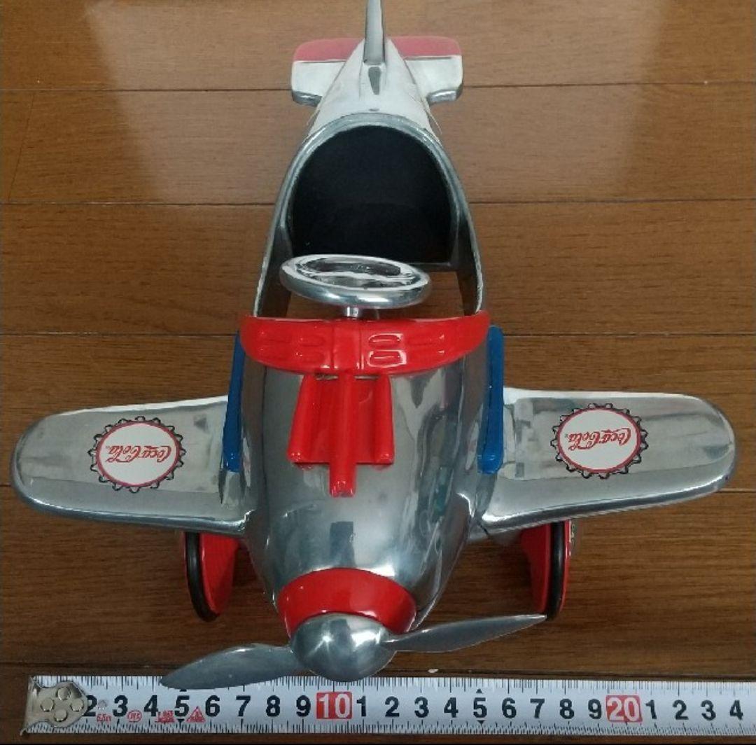 コカ・コーラ社　足こぎ飛行機　アルミ製ダイキャストモデル