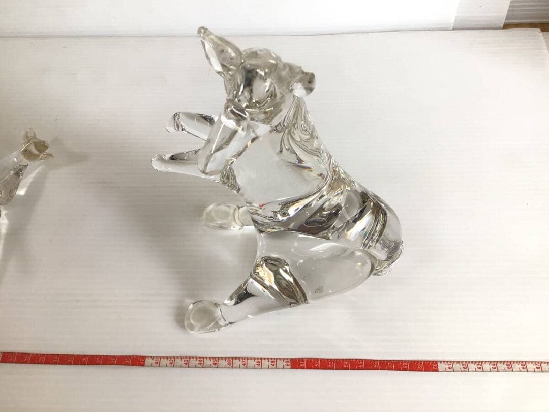 Y945 MultiGlass 5点 ガラス 置物 動物/天使 現状品