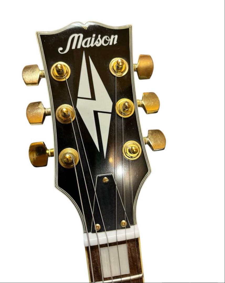 Maison エレキギター ホワイト 送料無料