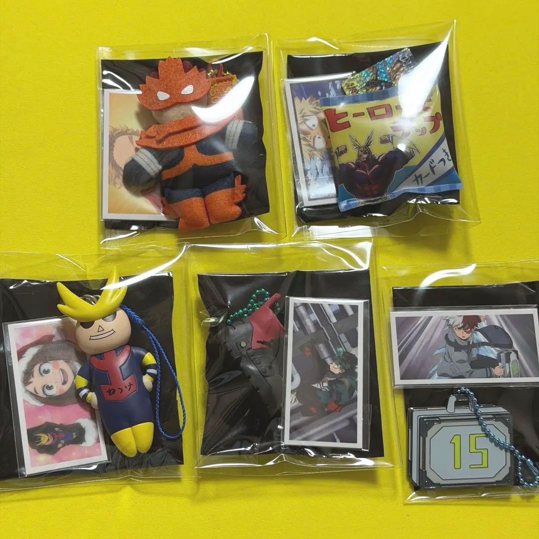 USJ ユニバ 僕のヒーローアカデミア コレクタブルキーチェーン ５個