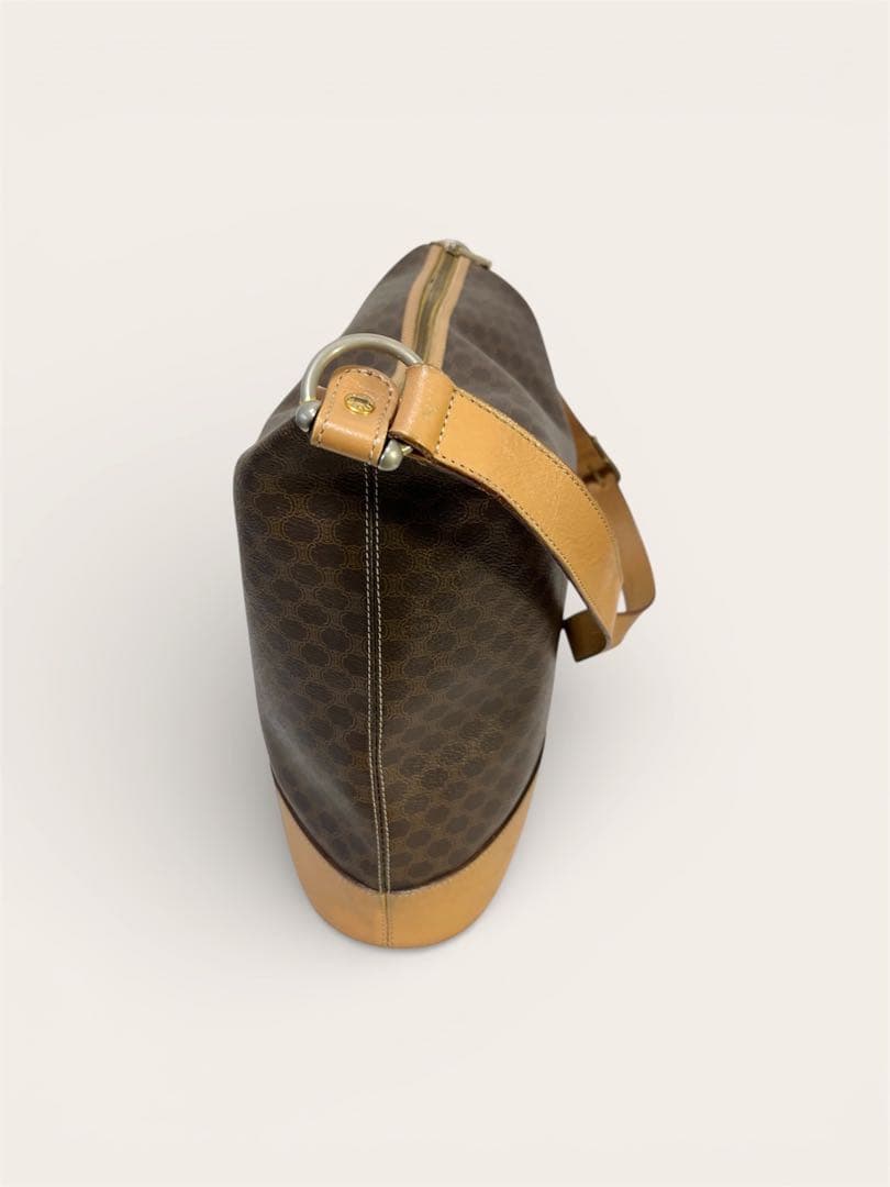 【人気】CELINE セリーヌ マカダム柄 ヴィンテージ ショルダーバッグ